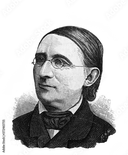 Carl Ludwig, was a German physician and physiologist in the old book Encyclopedic dictionary by A. Granat, vol. 5, S. Petersburg, 1896 photo