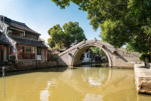 Houses and rivers in Xitang ancient town © 昊 周