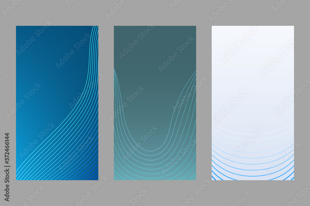 Set of abstract background. Modern element. Vector illustration design for your project.