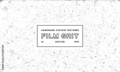 Vector film grit. Grunge texture of small noise, scratches and dirt.