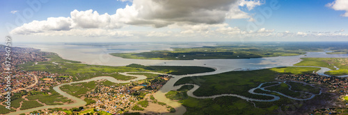 View over Freetown River in Freetown, Sierra Leone
