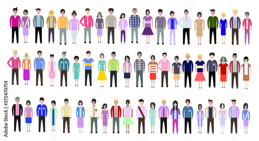 Multiethnic group of working people standing together on white background, diversity and multiculturalism. Set of full body diverse business people. Working man and woman Multiethnic group of working people standing together on white background, diversity and multiculturalism. Set of full body diverse business people. Working man and woman