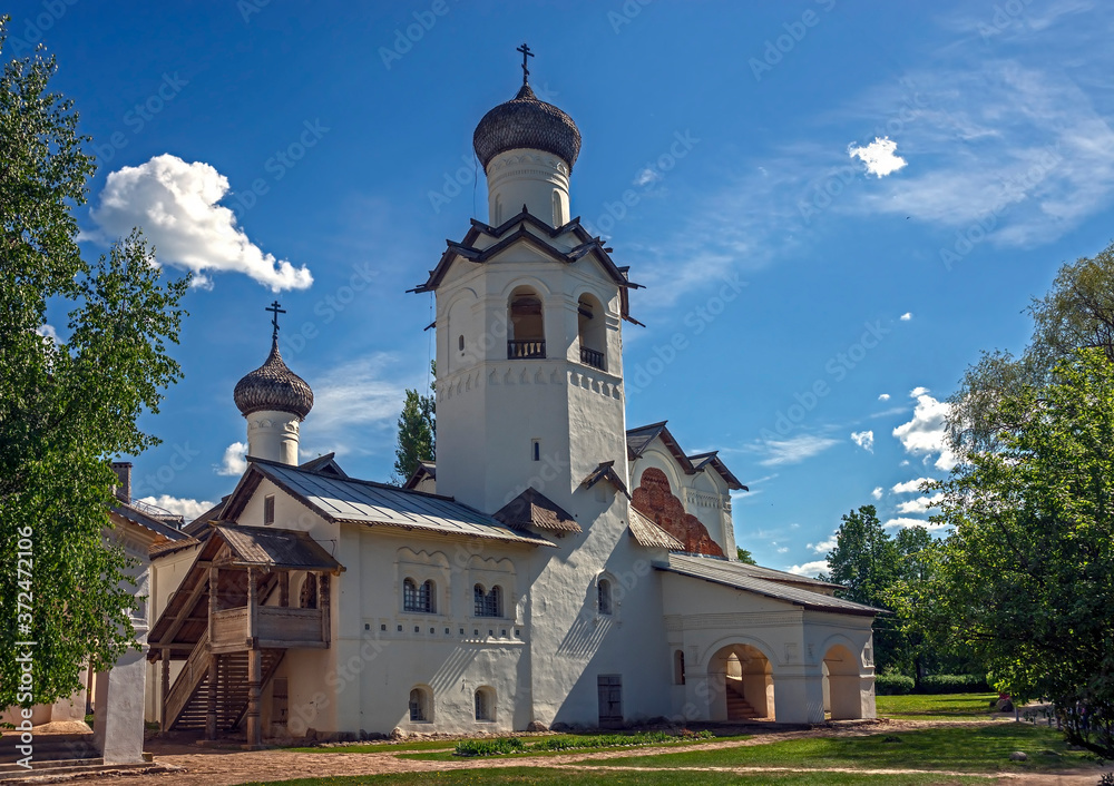 Former Transfiguration monastery, now museum. City of Staraya Russa, Russia. XII century