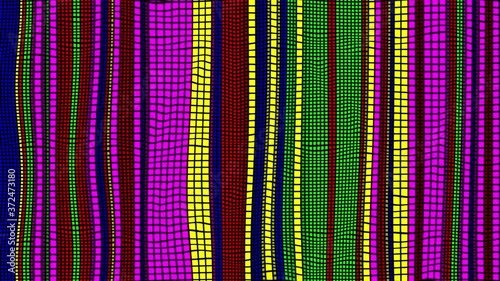 Animated abstract background with colorful stripes