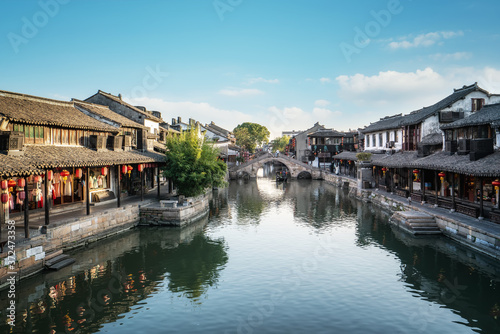 Houses and rivers in Xitang ancient town © 昊 周