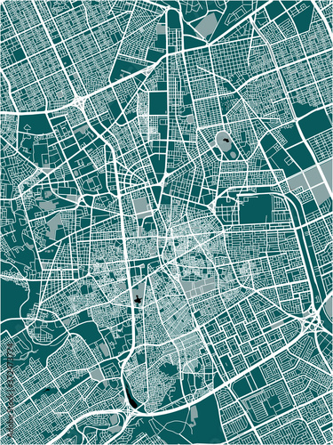 map of the city of Riyadh, Saudi Arabia