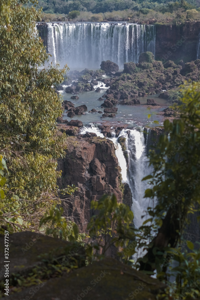 Fototapeta premium waterfall in autumn