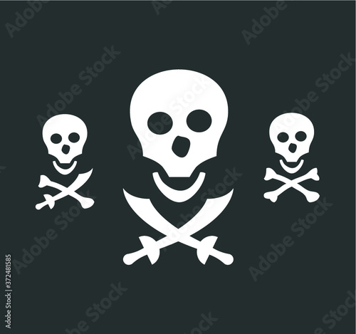 Pirate skulls
