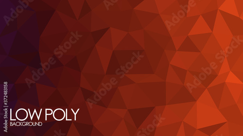 low poly crystal glass rainbow gradient abstract background wallpaper vector graphic design