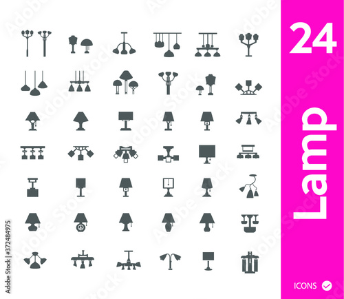 Lamp set (set of 25 Quality icons) Remastered