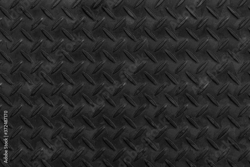 Black diamond plate texture and background seamless