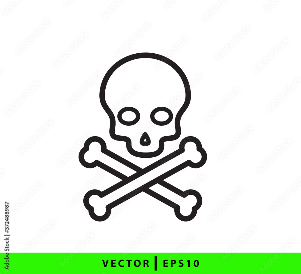 Pirate skull icon vector logo template flat trendy Pirate skull icon vector logo template flat trendy