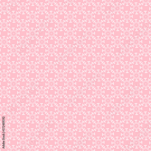 Seamless geometric pattern. Pink and white background pattern. Modern wallpaper texture. Perfect for fabrics, covers, patterns, posters, wallpapers. Vector image background
