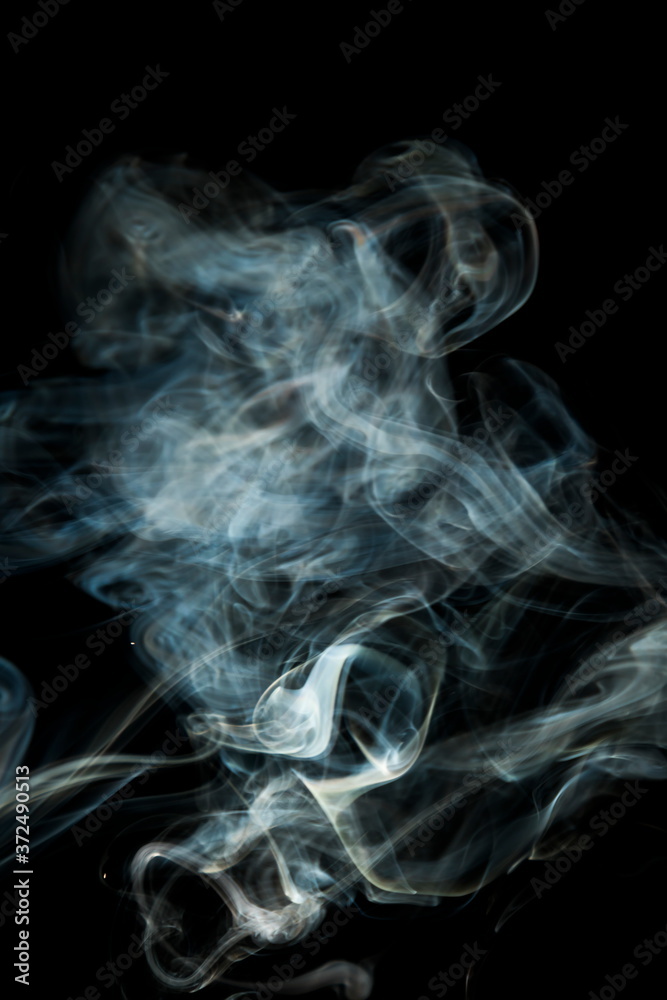 Smoke on black background Smoke on black background
