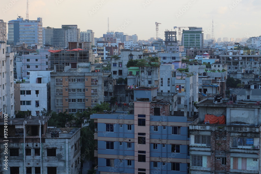 Fototapeta premium The Beautiful Dhaka city.