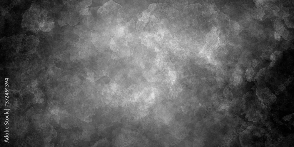 Fototapeta premium black watercolor grunge abstract background for banners, brochures, web
