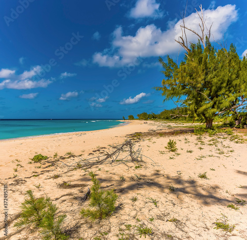 A view from Governors beach towards Norman Saunders beach on Grand Turk