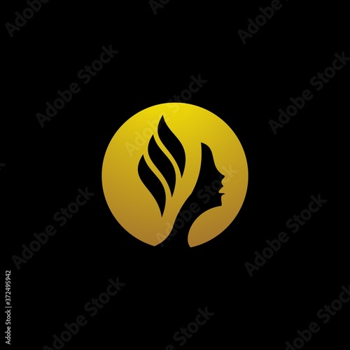 vector woman logo