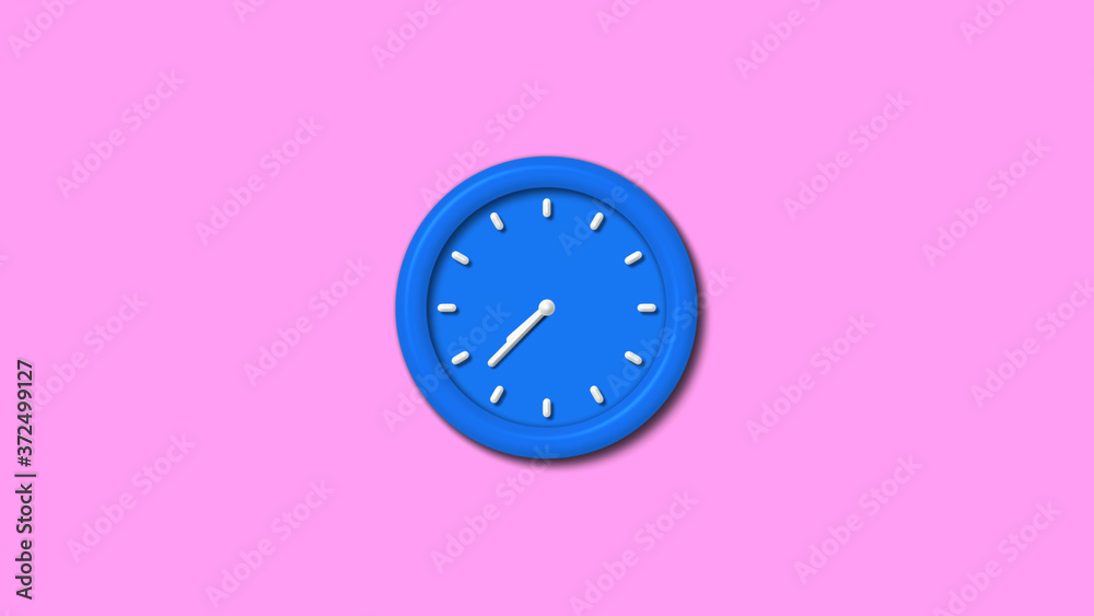New aqua color 3d wall clock icon on pink background,3d clock icon New aqua color 3d wall clock icon on pink background,3d clock icon