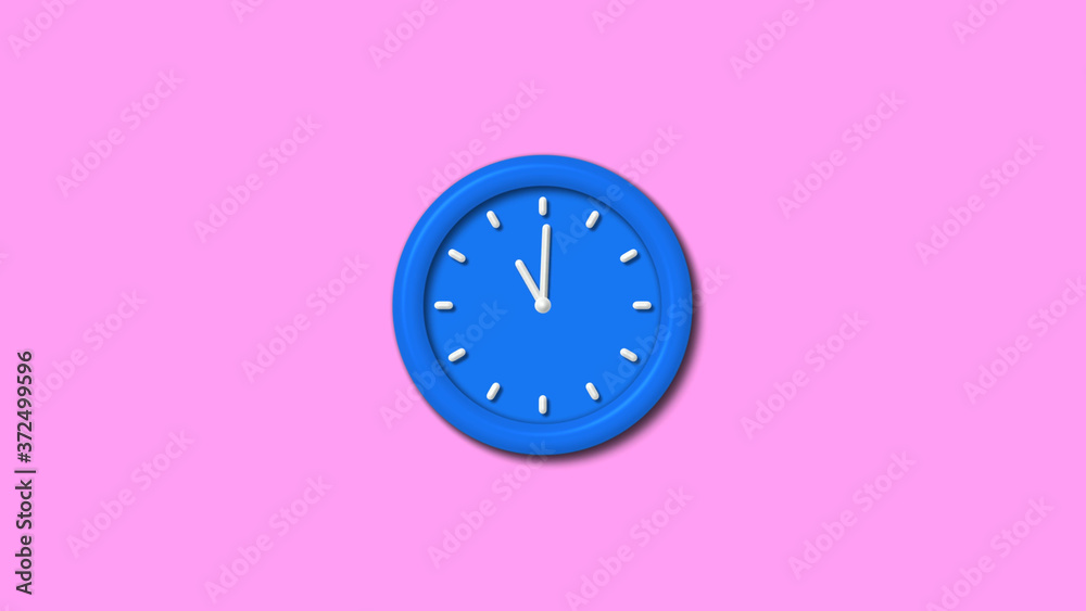 New aqua color 3d wall clock icon on pink background,3d clock icon New aqua color 3d wall clock icon on pink background,3d clock icon