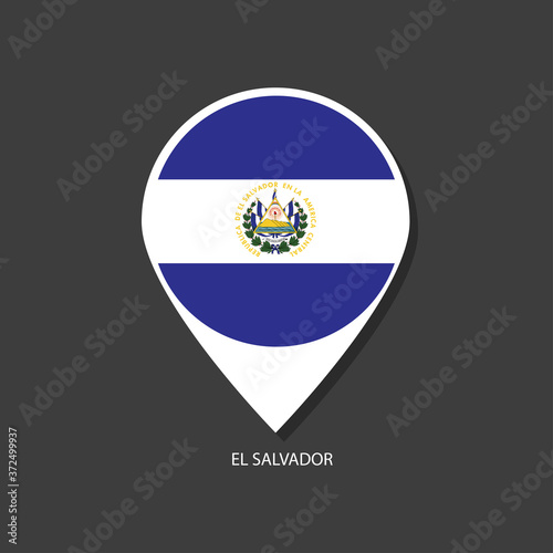 Free Download El Salvador flag Vector marker with flags. - GFXLoad