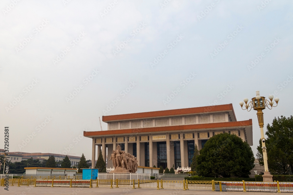 Mausoleum of Mao Zedong in Beijing, China