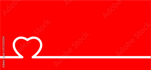 Love banner with heart symbol. Love heart month or happy singles day background. Happy valentines day on february 14 ( valentine, valentine’s day ) or romantic, wedding signs Fun vector romance quote