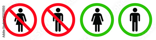 Stop halt allowed Do not enter danger warning sign Vector attention forbidden caution or admittance signs No ban allowed walking people stepping or run symbols Highway road prohibited emergency beware