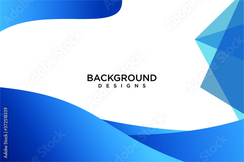 gradient blue background simple with triangle photo