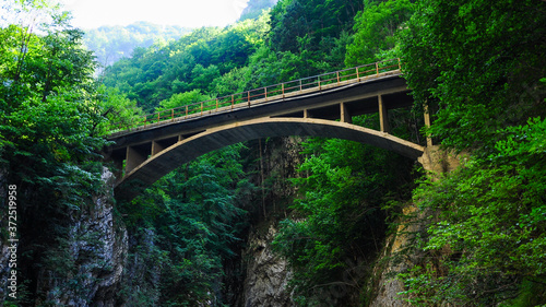 Bridge in Polovragi Gorges