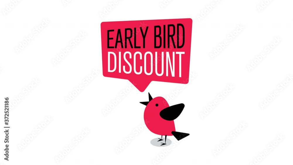 Early Bird Special discount sale