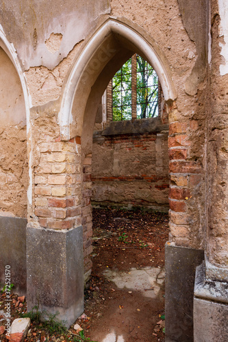 Ruiny kościoła Św. Antoniego w Jałówce, Podlasie, Polska photo