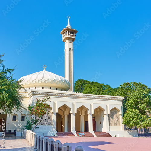 Mosque in Al Fahidi quarter in Old Dubai