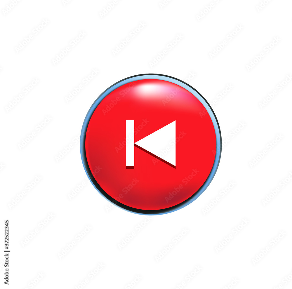 Play button icon vector. Step backward button. Riavvolgere, mandare avanti bottone. Media player icons. Music media player control set, Social media Button, prossima traccia, traccia precedente Play button icon vector. Step backward button. Riavvolgere, mandare avanti bottone. Media player icons. Music media player control set, Social media Button, prossima traccia, traccia precedente