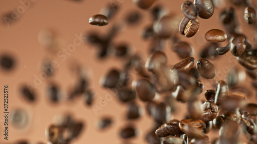 Fresh roasted coffee beans ...