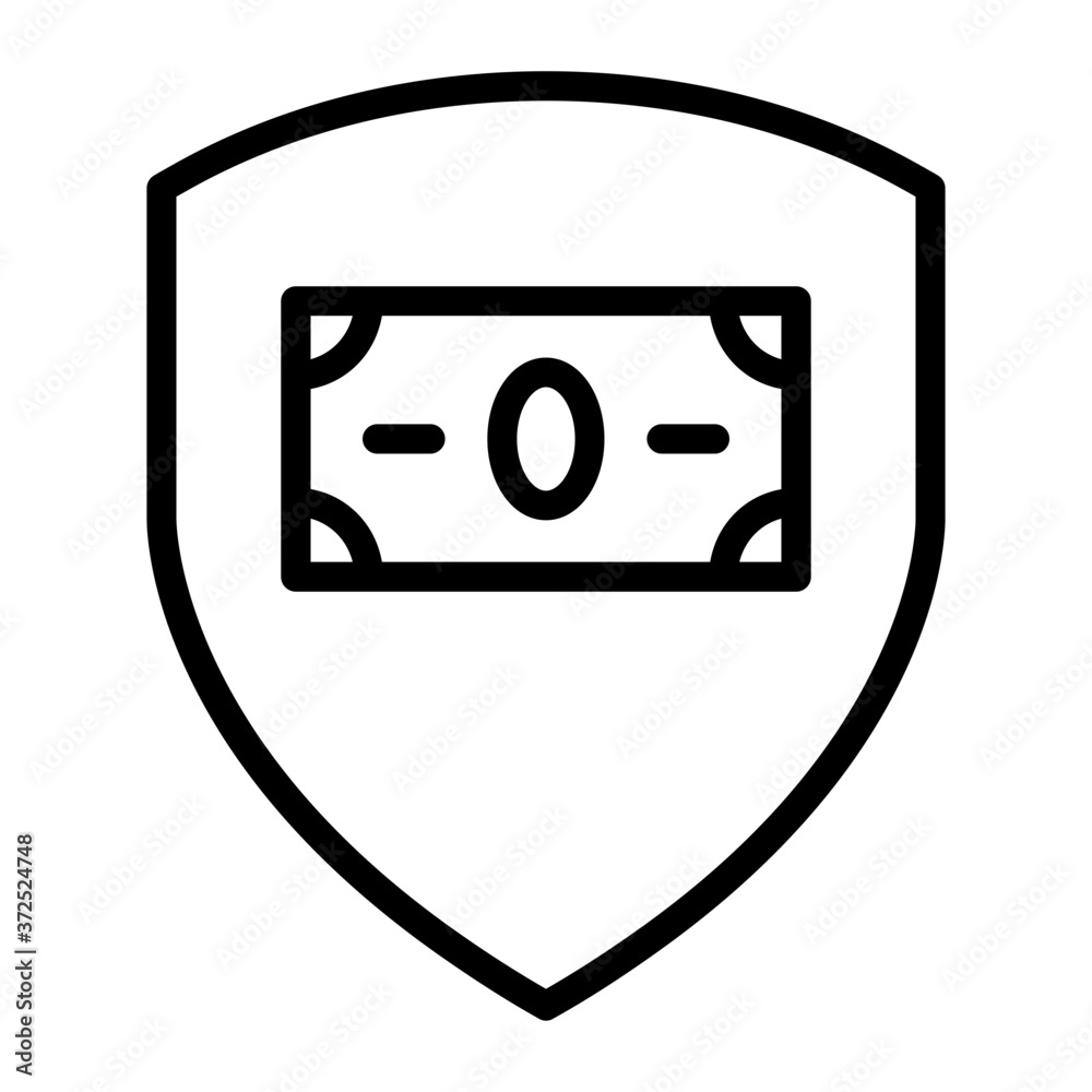 Safe money icon Safe money icon