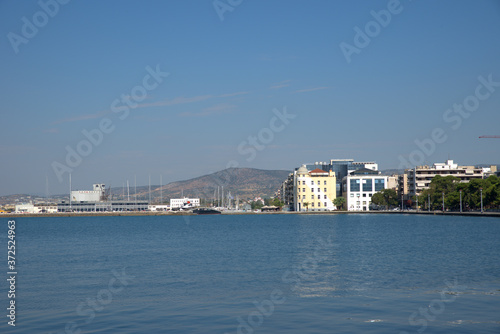Volos city, Greece, landscape of the beautiful and historical city. © ACHILLEFS