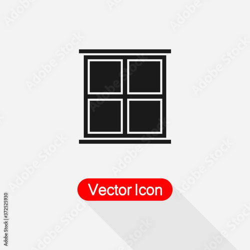 Window Icon Vector Illustration Eps10