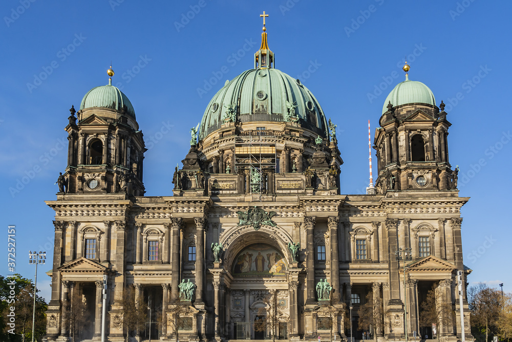 Berlin Cathedral (Berliner Dom) - famous landmark on the Museum Island in Mitte, Germany.