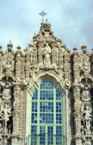 Ornate façade of a building