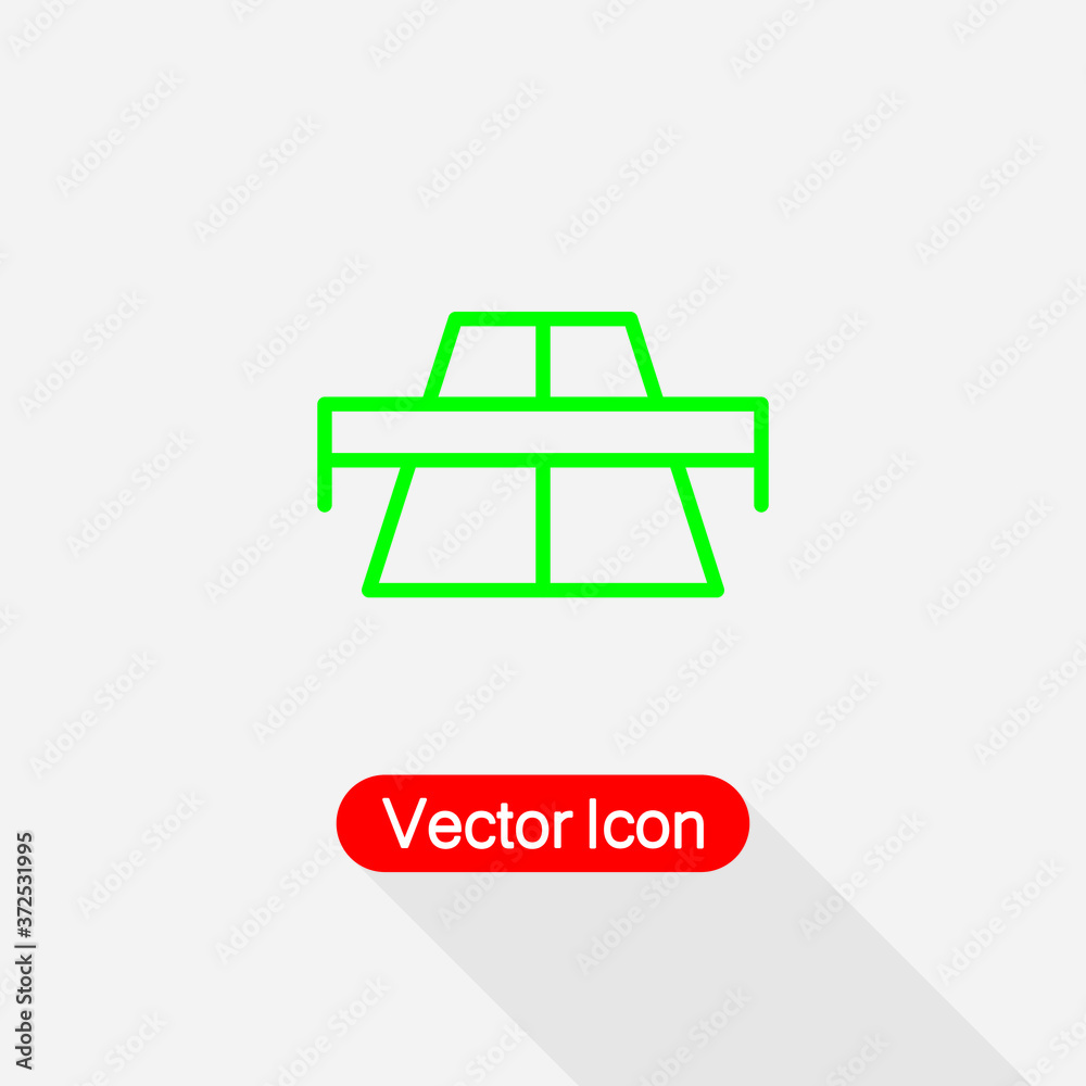 Autobahn Icon Vector Illustration Eps10