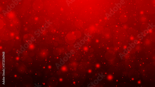 Red abstract gradient bokeh background