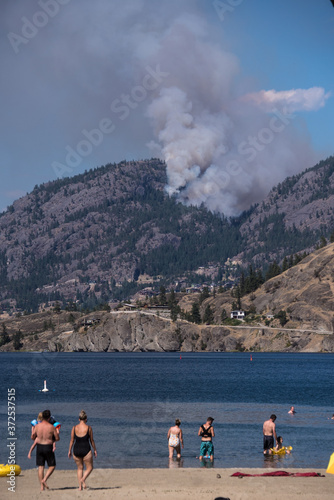 Okanagan Falls wildfires spread photo