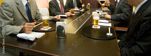 Fotografia 料亭でのビジネス接待　会食