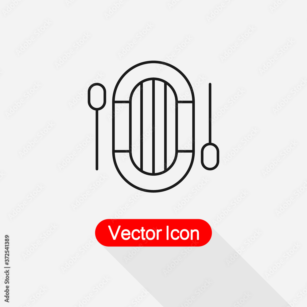 Dinghy lcon inflatable boat lcon Vector Illustration Eps10 Dinghy lcon inflatable boat lcon Vector Illustration Eps10