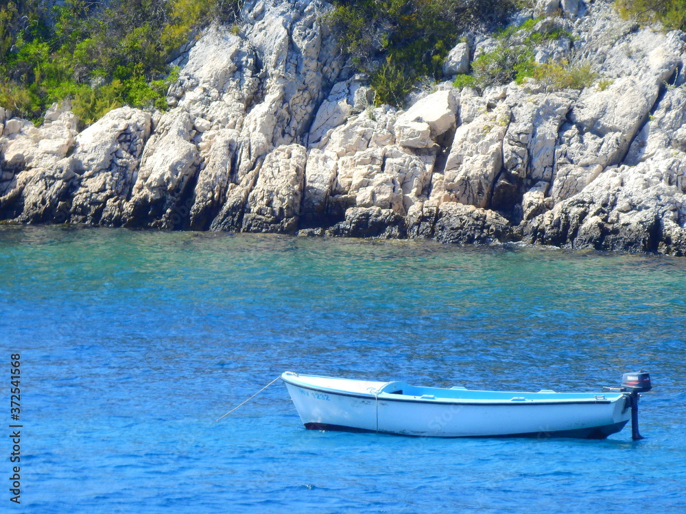 Rybacka łódź na Adriatyku w Chorwacji.