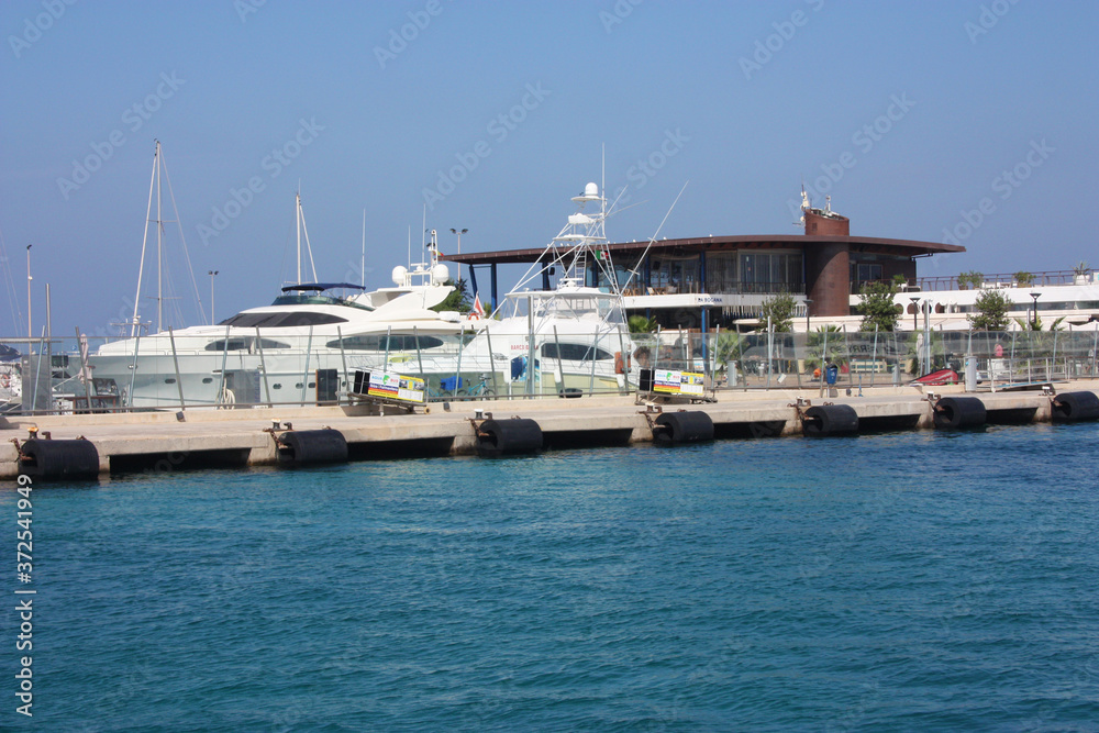 ferry for maritime transport of passengers between the ports of the islands in the summer holidays