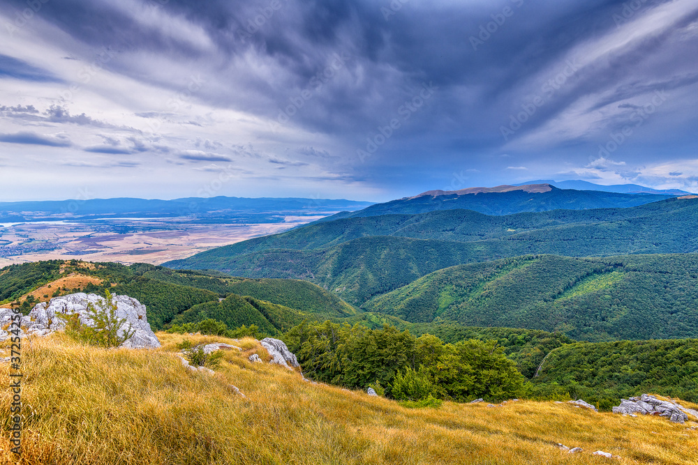 Naklejka premium mountain landscape in the mountains