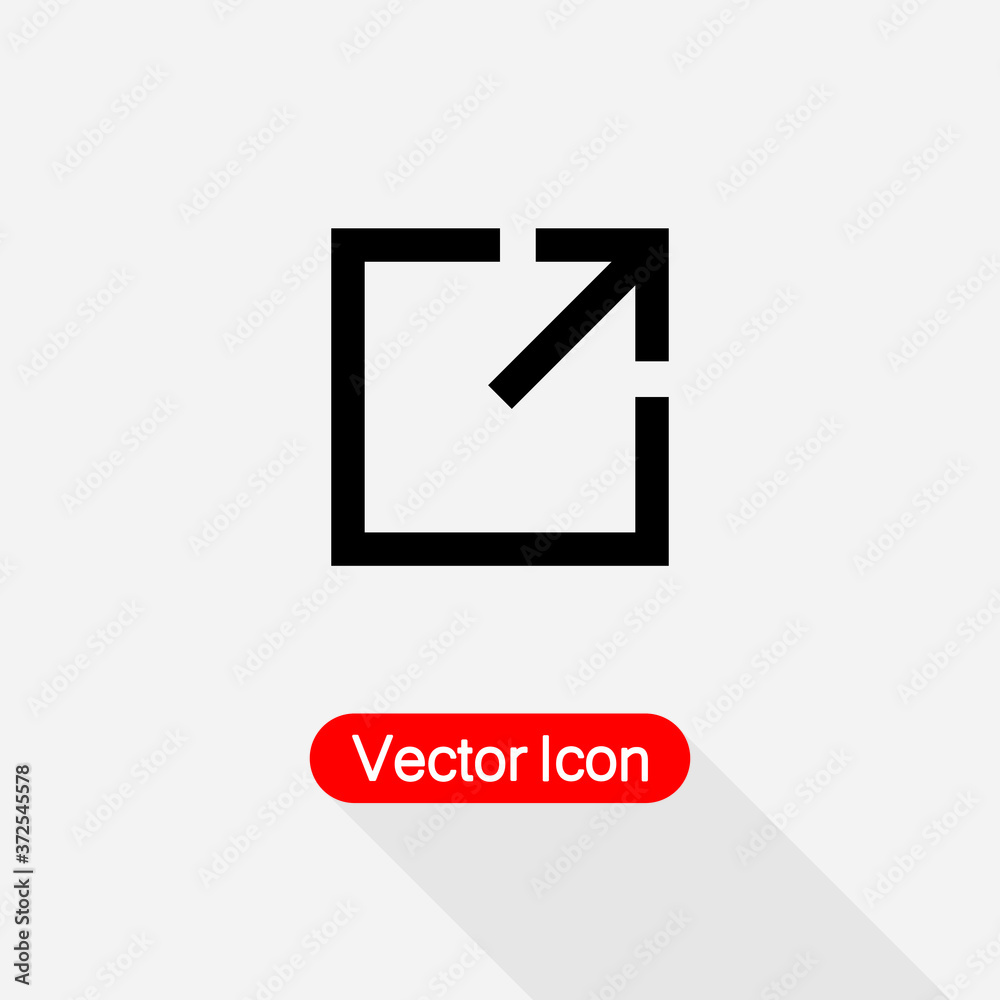 External Link Icon Vector Illustration Eps10 External Link Icon Vector Illustration Eps10
