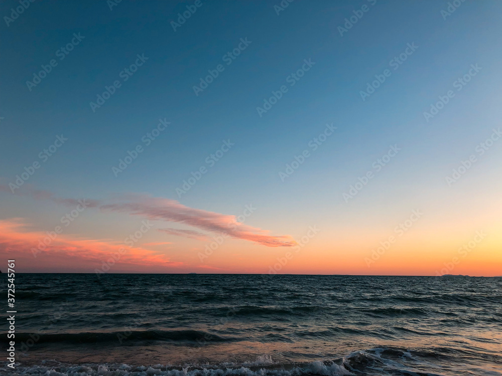 Sunset and the Sea Meeting